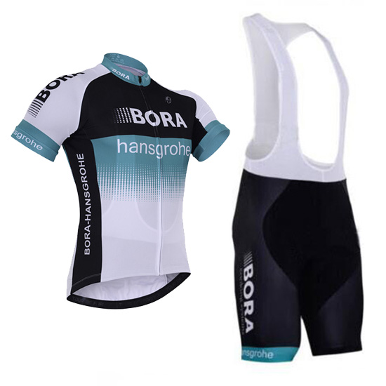 2017 Maillot Bora Tirantes Mangas Cortas oscuro blanco